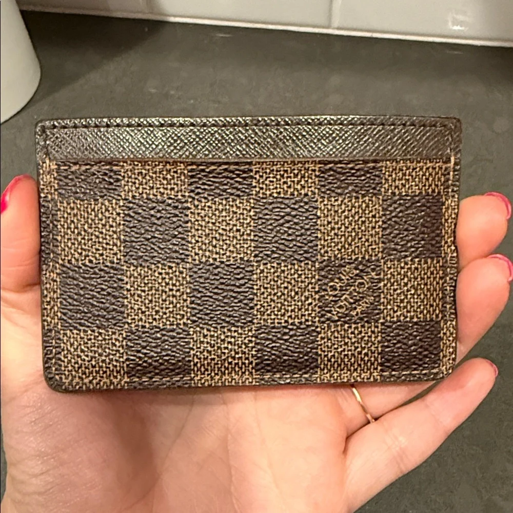 Louis Vuitton Damier Ebene Card Holder - Picture 2 of 4